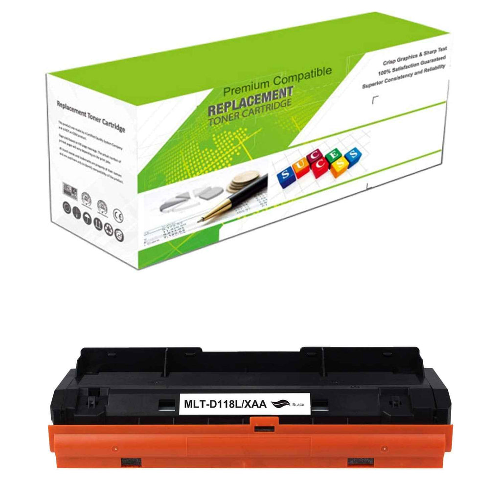 Re-Manufactured Toner Cartridge Replacement for MLT-D118L/XAA | Standard Yield Laser Printer Cartridge Compatible with Samsung Xpress M3015DW/M3065FW - Black by Premium Ink&Toner