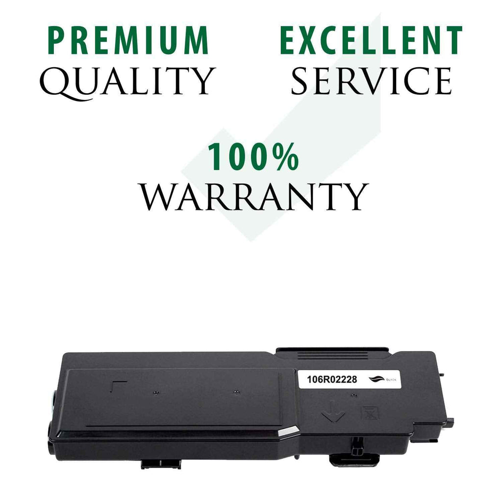 Premium Ink&Toner | Re-Manufactured Toner Cartridge Replacement for 106R02228 – Standard Yield Laser Printer Cartridge Compatible with Xerox