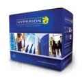 Front view of the blue packaging for Hyperion TN439Y yellow toner cartridge, 9,000 pages.