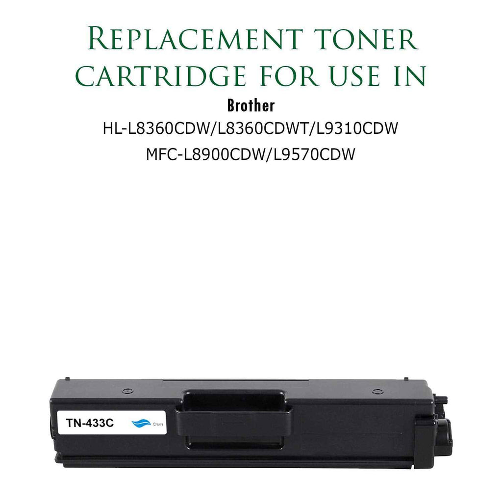 Premium Ink&Toner | Re-Manufactured Toner Cartridge Replacement for TN-439C – Standard Yield Laser Printer Cartridge Compatible with Brother