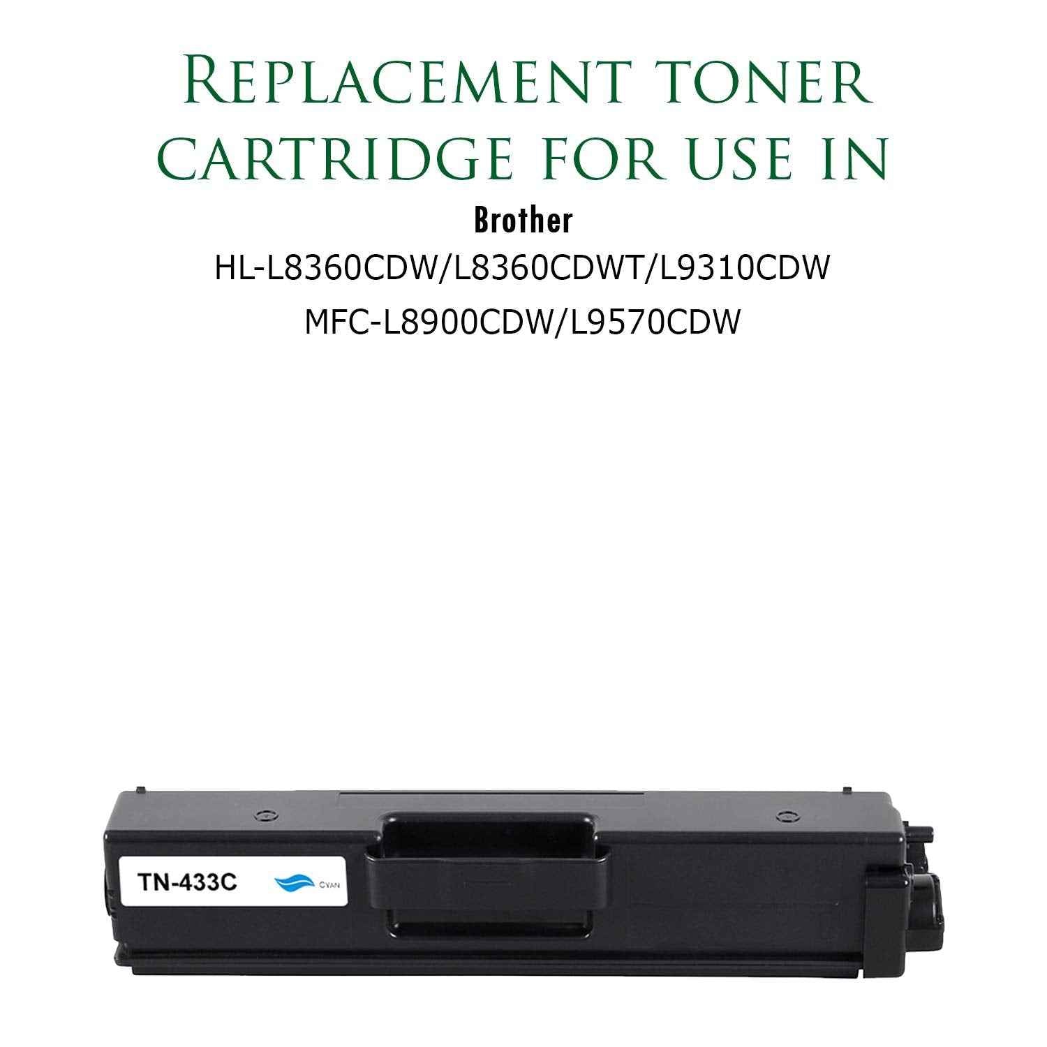 Premium Ink&Toner | Re-Manufactured Toner Cartridge Replacement for TN-439C – Standard Yield Laser Printer Cartridge Compatible with Brother