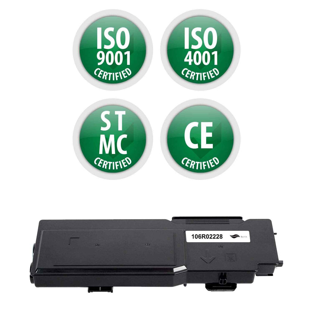 Premium Ink&Toner | Re-Manufactured Toner Cartridge Replacement for 106R02228 – Standard Yield Laser Printer Cartridge Compatible with Xerox