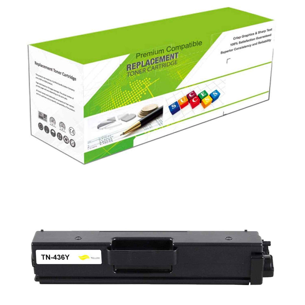 Remanufactured Toner Cartridge Replacement for TN-436Y | Standard Yield Laser Printer Cartridge Compatible with Brother HL-L8360CDW/L8360CDWT/L9310CDW, MFC-L8900CDW/L9570CDW by Premium Ink&Toner