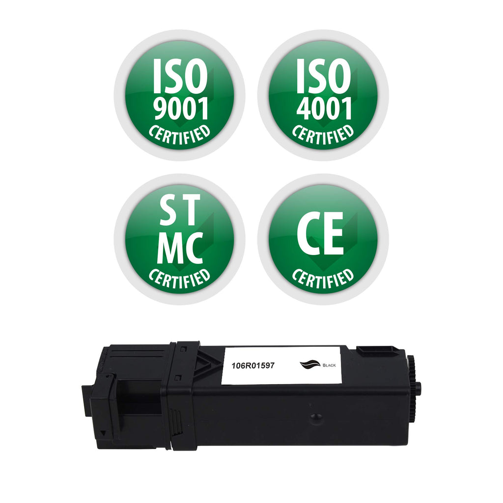 Premium Ink&Toner | Re-Manufactured Toner Cartridge Replacement for 106R01597 – Standard Yield Laser Printer Cartridge Compatible with Xerox