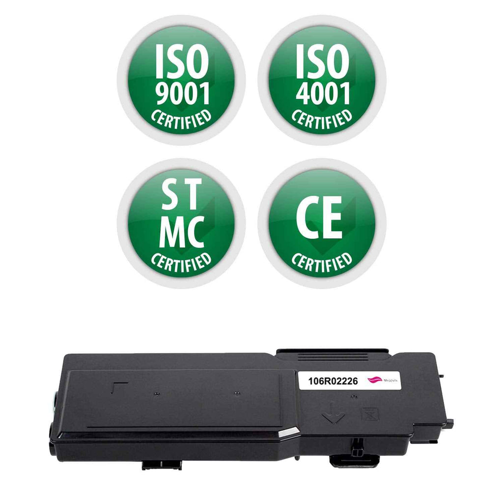 Premium Ink&Toner | Re-Manufactured Toner Cartridge Replacement for 106R02226 – Standard Yield Laser Printer Cartridge Compatible with Xerox