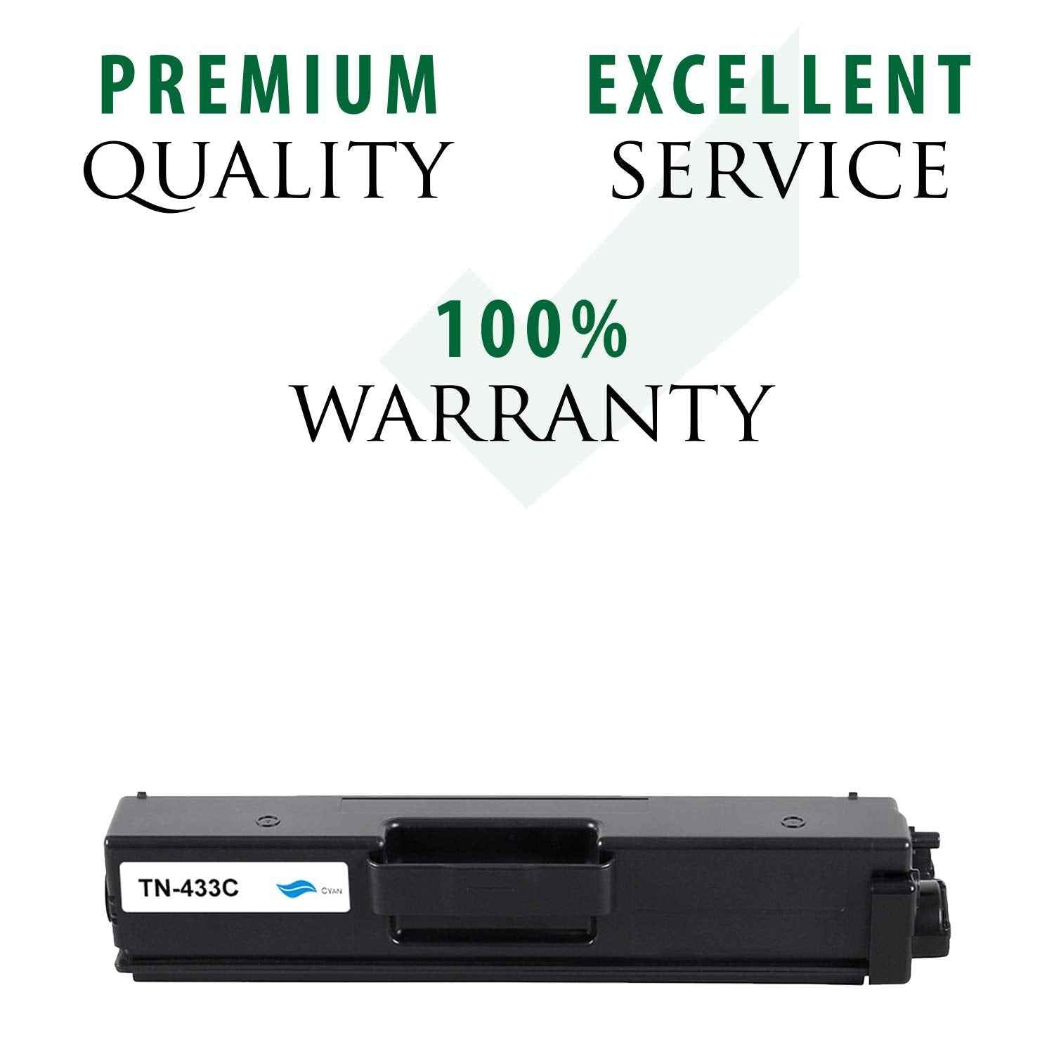 Premium Ink&Toner | Re-Manufactured Toner Cartridge Replacement for TN-439C – Standard Yield Laser Printer Cartridge Compatible with Brother