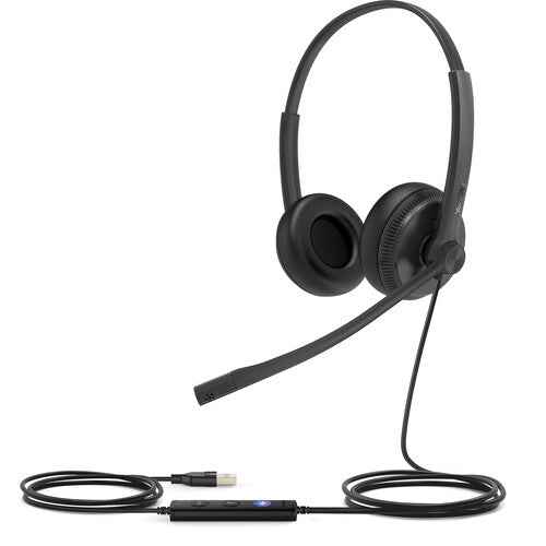 Yealink UH34 Lite Dual Teams USB Wired Headset | Lightweight Office & Call Center Audio